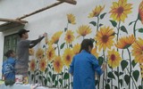 Thăm làng bích họa Hải Sơn hết sức độc đáo ở Hòa Bình